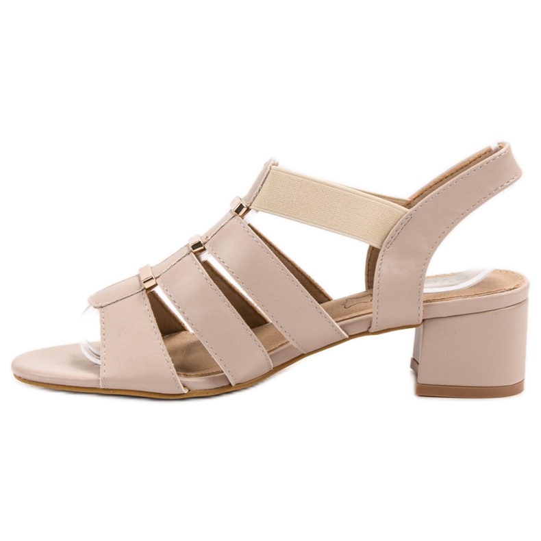 Evento Sandalias de tacón alto sin cordones marrón 1