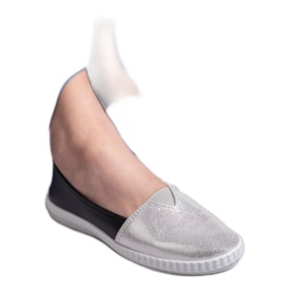 Mckeylor Zapatillas sin cordones de moda negro gris 1