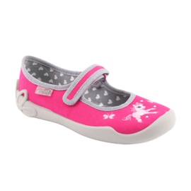 Calzado infantil befado 114X324 rosado gris 1