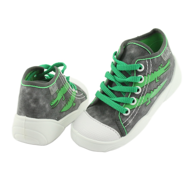 Calzado infantil befado 218P053 gris verde 3