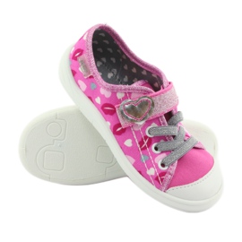 Calzado infantil befado 251X123 blanco gris rosado 4
