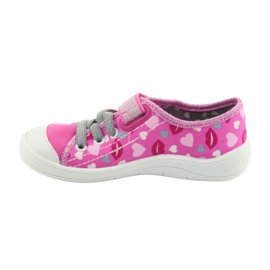 Calzado infantil befado 251X123 blanco gris rosado 3