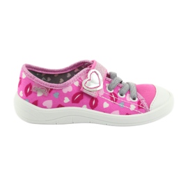 Calzado infantil befado 251X123 blanco gris rosado 1