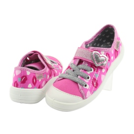 Calzado infantil befado 251X123 blanco gris rosado 5
