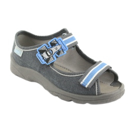 Calzado infantil befado 969X127 azul gris 1