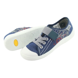 Calzado infantil befado 251Y116 blanco azul marino 4