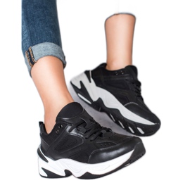 SHELOVET Zapatillas Negras negro 3