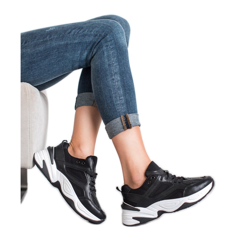 SHELOVET Zapatillas Negras negro 1