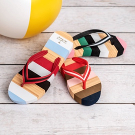 Ax Boxing Chanclas en la plataforma multicolor 8