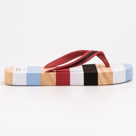 Ax Boxing Chanclas en la plataforma multicolor 1