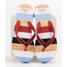 Ax Boxing Chanclas en la plataforma multicolor 5