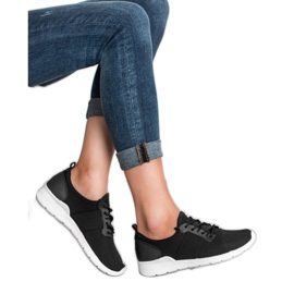 SHELOVET Calzado deportivo sin cordones negro 2