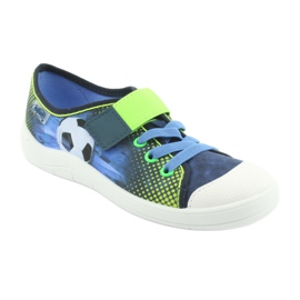 Calzado infantil befado 251Y121 azul marino azul verde 1