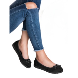 Comer Bailarinas de ante negro 2