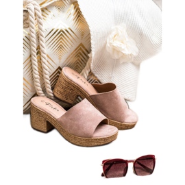 Flyfor Zapatillas ligeras en el poste rosa 2