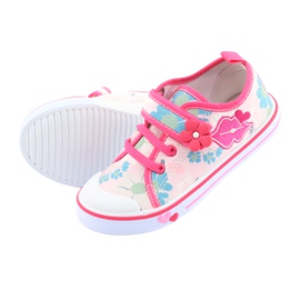American Club Zapatillas deportivas Boca plantilla de piel americana blanco marrón rosado 5