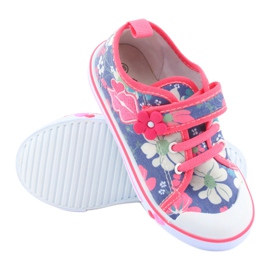 Zapatillas Usta American Club inserto de cuero rojo azul multicolor 3