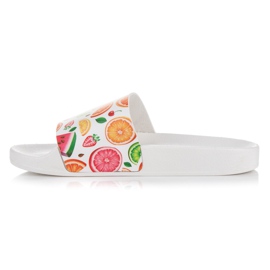 Vices Zapatillas de frutas blanco 2
