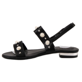 Kylie Cómodas sandalias negras negro 4