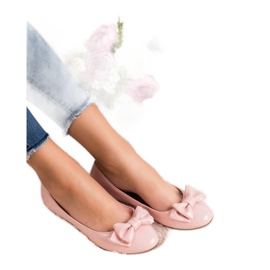 Comer Bailarinas Lacadas Con Lazo rosado 3