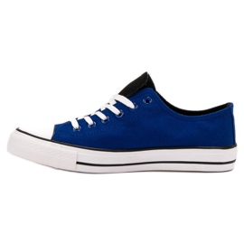 SHELOVET Zapatillas bajas azul 1