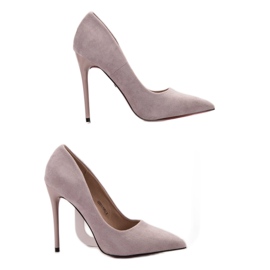 Jumex Tacones de ante violeta 2