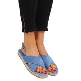 Sandalias alpargatas azules YJ-2M12 Azul 3