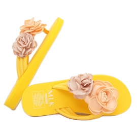 Amarillo TS-33 Chanclas amarillas 3