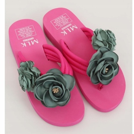 Chanclas fucsia TS-33 Rose rosado 4