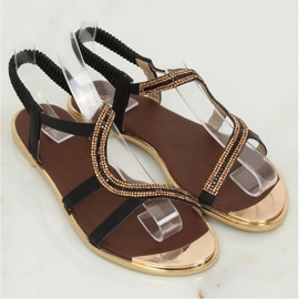 Sandalias negras asimétricas GD4157 Black negro 1