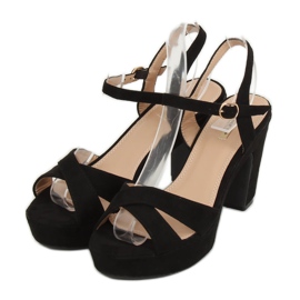 Negro Sandalias negras JC15017 Negro 2