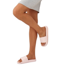 Pantuflas de espuma rosa J10761 Rosa rosado 1