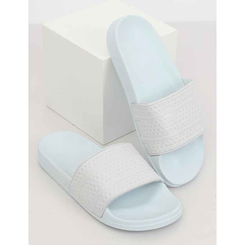 Pantuflas de espuma azul J10761 Azul 2 Pantuflas de espuma azul J10761 Azul 2