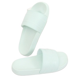 Pantuflas menta J10761 Verde multicolor 2