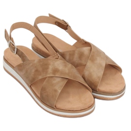 Sandalias beige de mujer 1495 D.BEIGE 1
