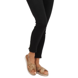 Sandalias beige de mujer 1495 D.BEIGE 3