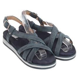 Sandalias mujer azul marino 1499 Navy 3