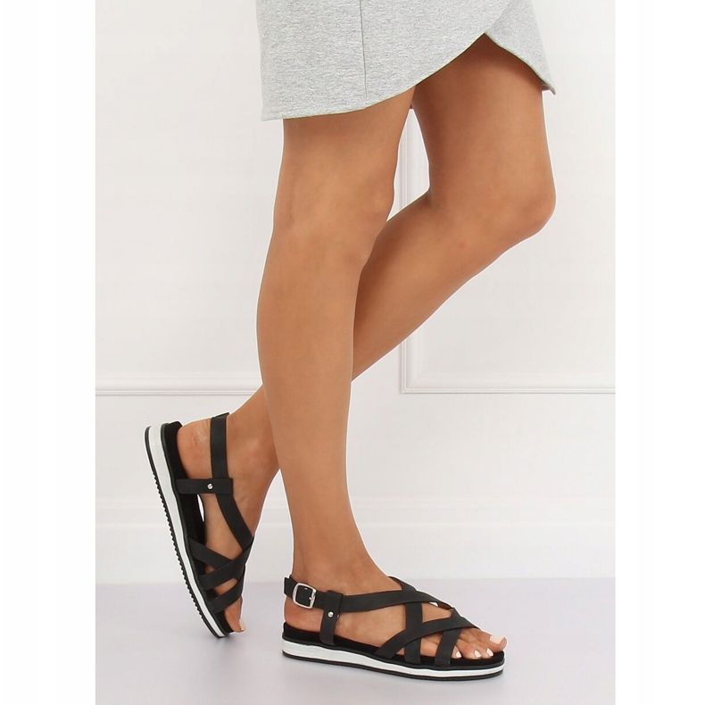 Sandalias de mujer negras 1499 Black negro 1