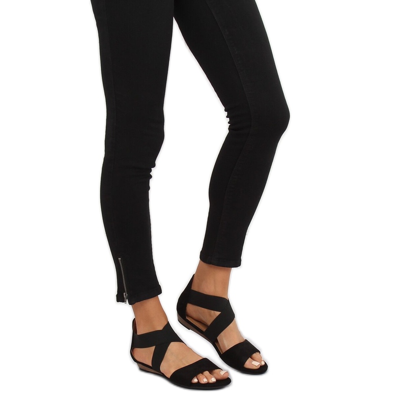 Sandalias de mujer negras 7434 Negra negro 1