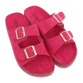 Zapatillas mujer fucsia 6105 Fucsia rojo 3