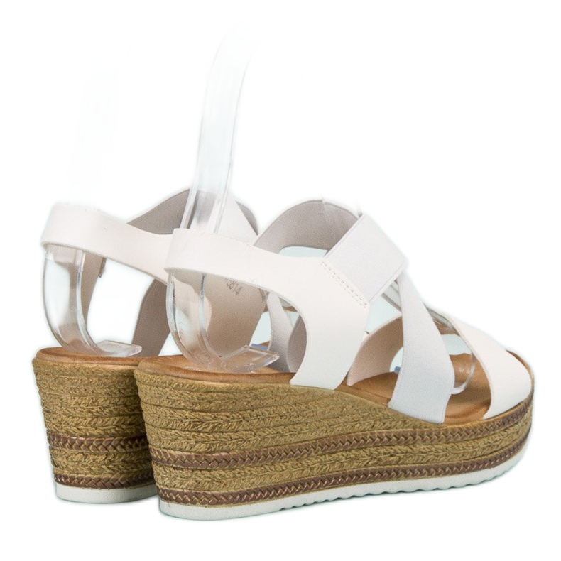 Flyfor Sandalias ligeras sin cordones blanco 1 Flyfor Sandalias ligeras sin cordones blanco 1