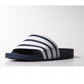 Zapatillas Adidas Originals Adilette M G16220 blanco azul marino 3