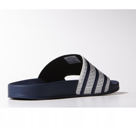 Zapatillas Adidas Originals Adilette M G16220 blanco azul marino 4