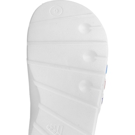Zapatillas Adidas Duramo Slide M U43664 blanco rojo azul 1