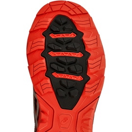 Zapatillas de running Asics Gel-FujiTrabuco 5 M T6J0N-9023 negro naranja 1