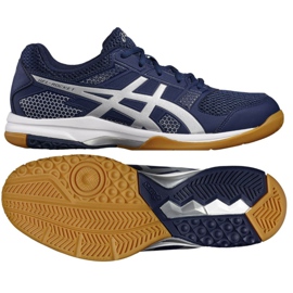 Zapatillas de voleibol Asics Gel Rocket 8 M B706Y-4993 azul marino azul marino 2