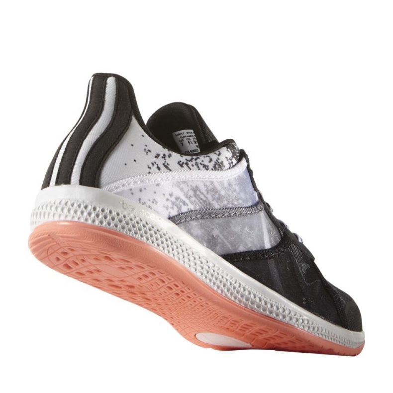 Adidas Gymbreaker Bounce W BB3985 zapatillas de entrenamiento blanco negro gris 1