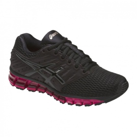 Zapatillas de running Asics Gel Quantum 180 2 W T6G7N-9090 negro violeta 2 Zapatillas de running Asics Gel Quantum 180 2 W T6G7N-9090 negro violeta 2