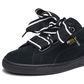 Puma Suede Heart Satin Ii W 364084 01 negro 2
