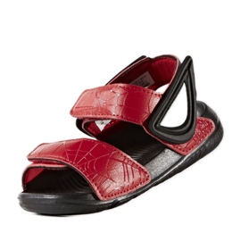 Sandalias Adidas Spider Man AltaSwim Jr BY2610 negro rojo 3